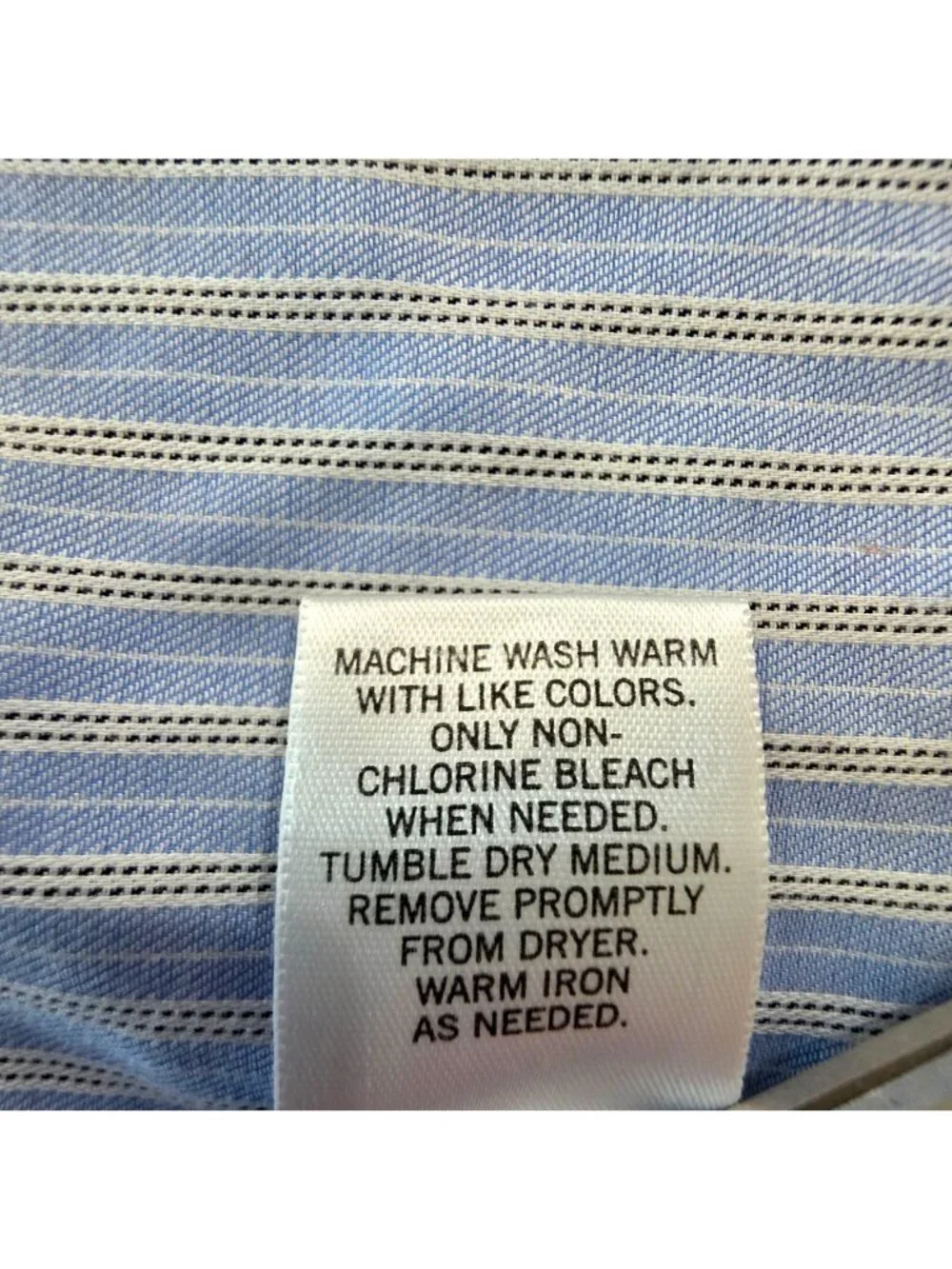 Banana Republic Blue Striped Non-Iron Classic Fit Button Up Dress Shirt Size XL